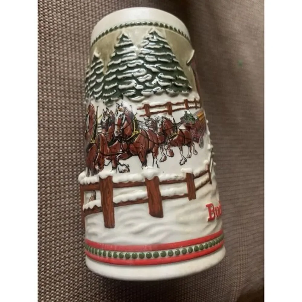 Budweiser vtg christmas
